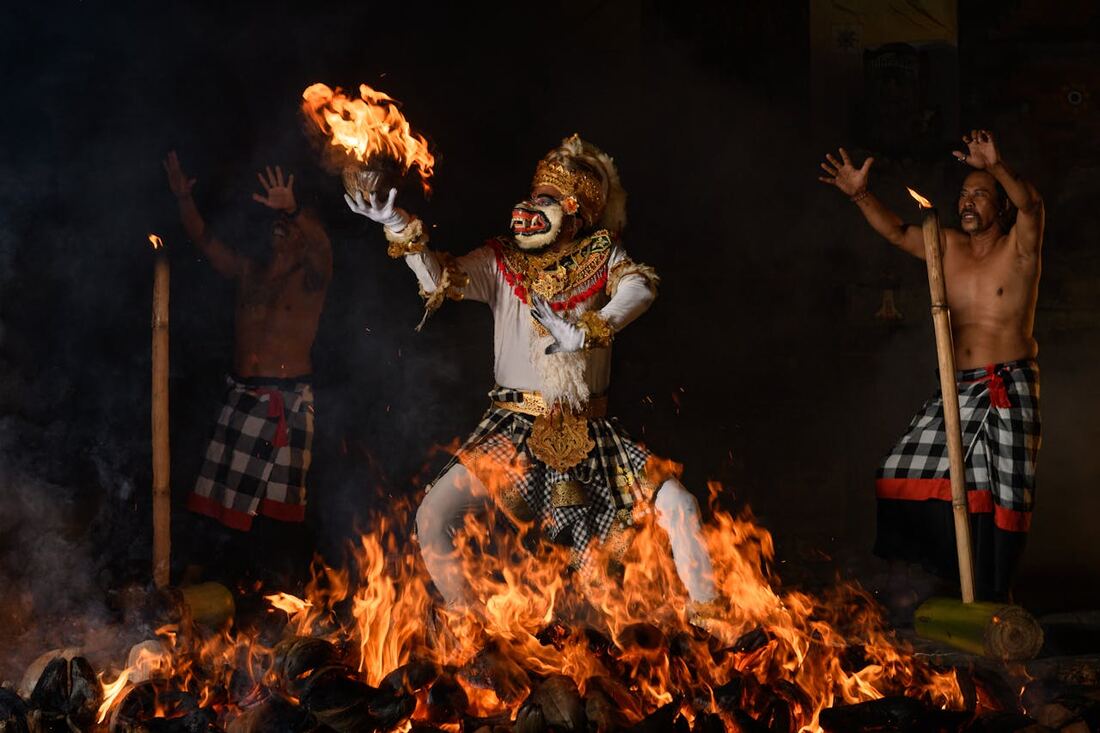 kecak dance in Bali Indonesia