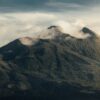 A view of the Mount Batur in Bali, Indonesia