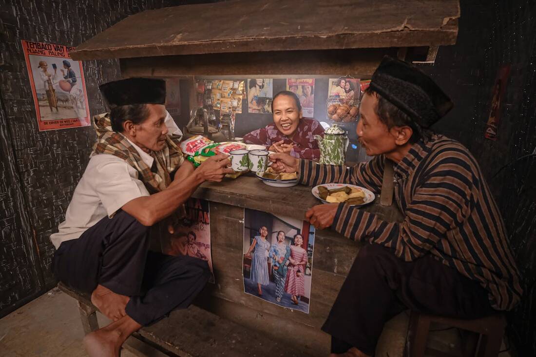 Traditional Bali, Indonesia coffee outlet